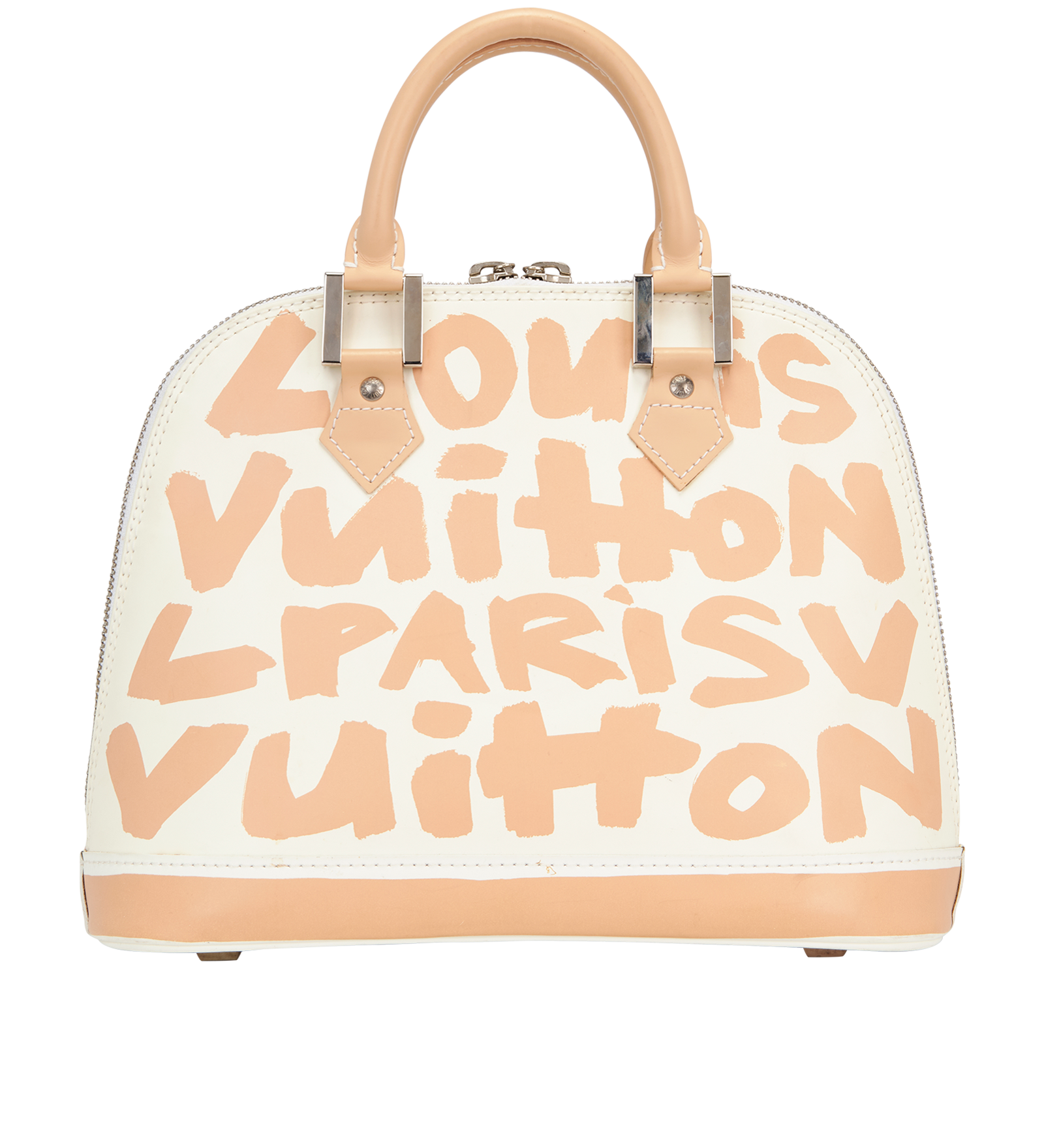 Graffiti Alma MM, &pound;1,500, Handbags, Pink/White, Leather, Back view